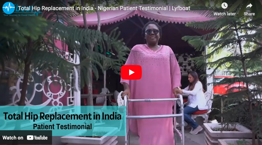 Stella Chidimma Okere from Nigeria Traveled to India for Total Hip Replacement